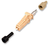 SIEMON XLR8 LC Connector, 62.5µm Multimode, for 900µm fiber, Beige Boot