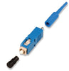 SIEMON XLR8 SC Connector, Single Mode, for 900µm fiber, Blue Boot
