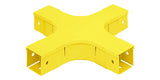 Four-way Cross Fitting And Cover, 4 in. x 4 in.