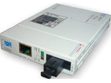 T1 RJ45 100ohm to singlemode single strand 1310/1550nm fiber optic media converter (T1 modem), 20Km