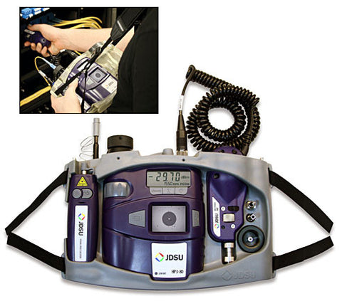 JDSU 200/400X Video Probe, Display w/ Power Meter & Patch Cord Scope, Utility Boot, VFL Kit, Cleanin