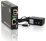FMC-1000S-MM  Gigabit Ethernet 1000Base-SX multimode fiber media converter, LC, 550m