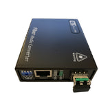 FMC-1001S-SM120 Gigabit Ethernet 1000Base-ZHX singlemode fiber media converter, LC, 1550nm, 120Km