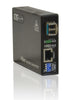FMC-1001S-SM20 Gigabit Ethernet 1000Base-LX singlemode fiber media converter, LC, 20Km