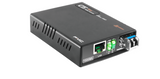 Gigabit Ethernet 10/100/1000BaseTx to 1000Base-BX single strand BiDi WDM 10Km converter type B, WebS