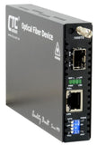 FRM220-1000TS Gigabit Ethernet 1000BaseT to SFP slot managed fiber media converter, Jumbo packet