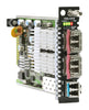 10G rate three slot (SFP+ & XFP) managed converter (transponder) w/ optical protection channel and tunable XFP support. No casing - card only.