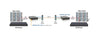 FRM220-40G-1Q4S - 40G QSFP+ to 4x 10G SFP+ 40G converter and 3R transponder, up to 40G rate