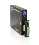 FRM220-CCF40 - four duplex dry relay closure contacts over fiber extender with SFP slot