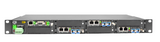 8 slot fiber chassis with dual power and network management options, rack 19", 1U