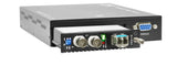 Coax E3 / DS3 over fiber (SFP slot)media converter w/ console mgmt and embedded AC PS