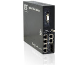 FRM220-FOM04-AD - 4E1/ T1 with full Fast Ethernet and redundant SFP optic link Fiber Optic Multiplexer - AC and DC powered