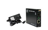 FRM220-1000MS Gigabit Ethernet to 100/1000 SFP slot fiber media converter, IP web managed
