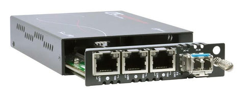 FRM220A-FSW103 Fast Ethernet managed switch card, 3x10/100Base-Tx + 1x100Base-X SFP slot