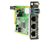 FRM220A-FSW103 Fast Ethernet managed switch card, 3x10/100Base-Tx + 1x100Base-X SFP slot