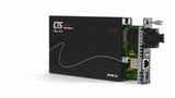 Fast Ethernet 10-100BaseTX to 100BaseFX single-mode in-band managed fiber media converter