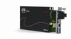 Fast Ethernet 10/100BaseTX to 1000BaseFX single-mode in-band managed fiber media converter, 30km