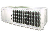 48 port fiber chassis with dual power and SNMP options, rack 19"