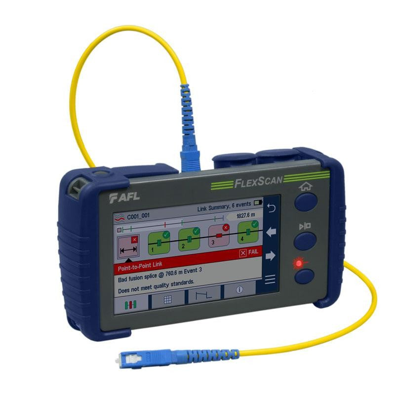 AFL FS200-100 Basic Kit FlexScan 1310/1550 OTDR with Visual Fault Locator UPC