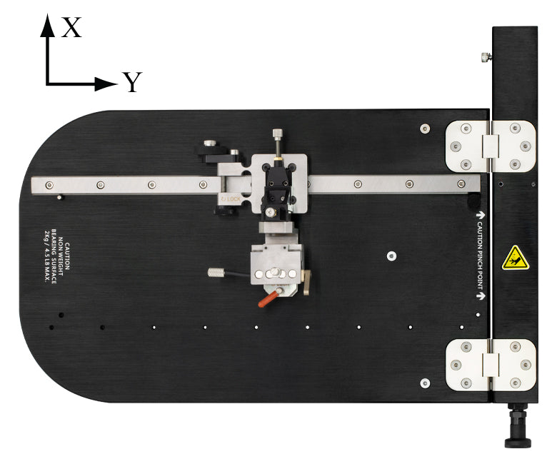 TH-GPXCFXL - Fiber Combiner Loading Fixture for Vytran Glass Processors, Left Side