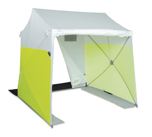 pop n work tent Pop N Work GS8823A Pop Up Ground Tent, 8' X 8' w/ Two Doors