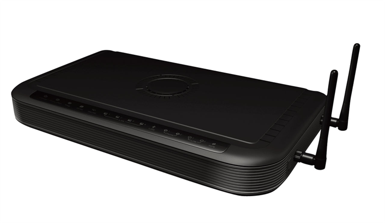 GW-732FW - Gigabit Fiber Gateway w/ 2 telephone FXS ports, WiFi 11ac Router and combo copper/SFP up-link for active xTTH applications