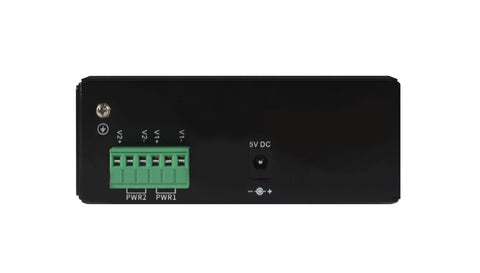 HC-102-SFP - 2x RJ45 +1x SFP ports Fast Ethernet Industrial fiber switch, DIN rail mount, -40 to +75 Celsius