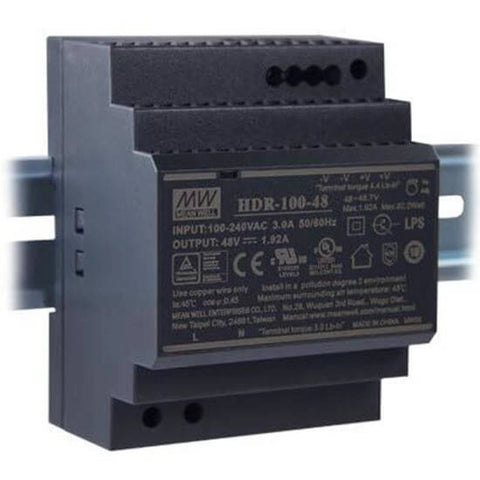 HDR-10048 AC to DC 48V 100W Industrial DIN rail power supply