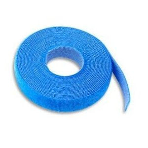 Hook & Loop Cable Tie, 15' roll, Standard cross section, Blue