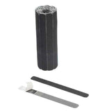 Hook & Loop Cable Ties 7in x .75in, Black, Roll of 100PCS