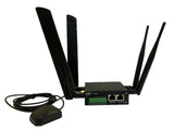 ICR-W401-A - Ethernet Industrial LTE/4G router with GPS, hardened -40 to +75 Celsius