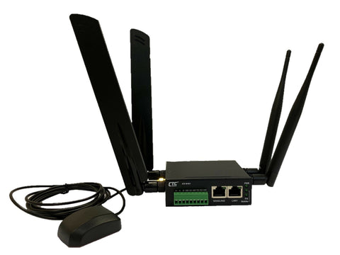 ICR-W401-A - Ethernet Industrial LTE/4G router with GPS, hardened -40 to +75 Celsius