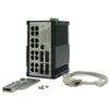 IGS-1608SM-8PH - 16 copper + 8 SFP port SNMP/web-managed Gigabit Ethernet Industrial switch, PoE 240W