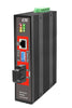 IMC-100-SC002 - Fast Ethernet multimode fiber industrial media converter 2Km, 2.5kV isolation, -10-60 Celsius