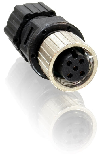 IND-M12AF5 - Industrial IP67 M12 5 pin threaded Amphenol connector for power - for ITP series switches