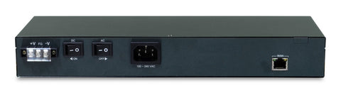 IPM-4T1 - Four T1 over IP/Ethernet extender - TDM over Ethernet - redundant AC and DC48V power supplies