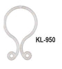 Kurly Lock, Natural, 0.9" - 1.0" Hold - 50/bag - FOSCO (Fiber Optics For Sale Co.) - 2