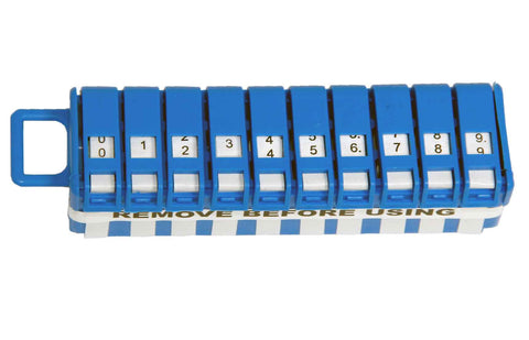 ZipTape Mity Mark Wire Marker Dispenser and 0-9 Tape