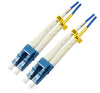1m LC-LC duplex 9/125µm Corning ClearCurve single mode bend insensitive fiber optic patch cable