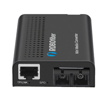 LFC-100-SC020 Fast Ethernet to 100Base-FX, SC, 20Km, 1310nm singlemode fiber media converter, LFP and DIP sw settings