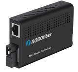 LFC-100-SC20A Fast Ethernet to BiDi WDM SC, 20Km, T:1310/R:1550nm singlemode single strand fiber media converter, LFP and DIP sw settings