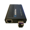 LFC-100-SFP-WA120 Fast Ethernet to fiber media converter, BiDi 120Km reach, Tx:1310/Rx:1550nm, LC conn, LFP and DIP sw settings