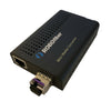 LFC-100-SFP-WA120 Fast Ethernet to fiber media converter, BiDi 120Km reach, Tx:1310/Rx:1550nm, LC conn, LFP and DIP sw settings