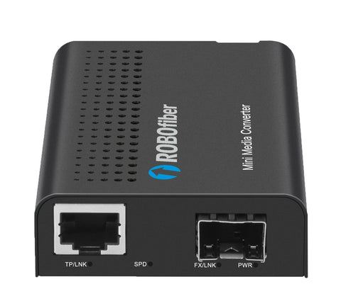 LFC-1001-SFP Gigabit Ethernet to 100/1000BaseX SFP slot fiber media converter, LFP and DIP sw settings