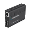 LFC-1001-SFP Gigabit Ethernet to 100/1000BaseX SFP slot fiber media converter, LFP and DIP sw settings