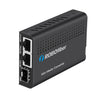 LFC-1002-SFP two RJ45 ports Gigabit Ethernet to 100/1000BaseX SFP slot fiber media converter, LFP and DIP sw settings