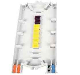 Lite Grip Long Trays Splice Tray, Includes 5 Splice Blocks to Support up to 40 Single Fusion Splices