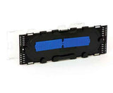 Universal splice tray (1) 24 fiber single fiber chip/(1) dual ribbon splices and VHB tape for mechan