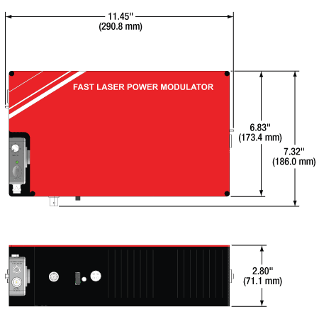TH-OM6N - Fast Laser Power Modulator, 700 - 1100 nm, >250:1 Contrast, 8-32 Taps