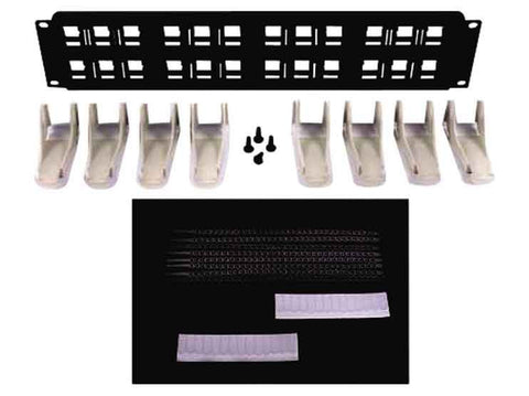 CommScope M2000 U/UTP Modular Panel 2U, 48 port, 19" Blank Panel